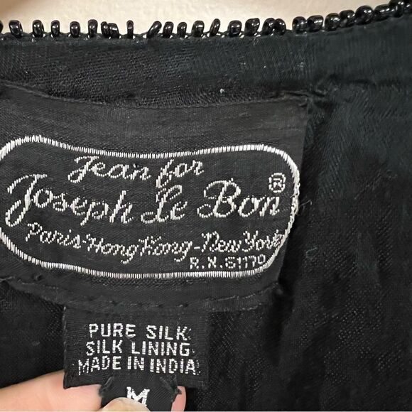 Joseph Le Bon beaded and sequined longline jacket. M - Picture 8 of 12